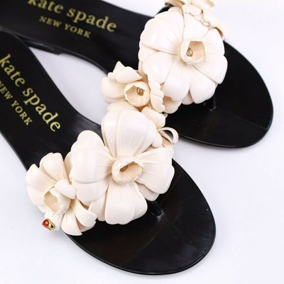 NIB Kate Spade GARDENIA Floral Sandals 7 - Picture 2 of 12